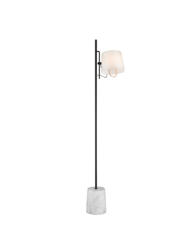 Lampe minimaliste, lampadaire LED à intensité variable, lampe d'angle  design en noir et blanc, colonne lumineuse élégante pour une lumière chaude  pour
