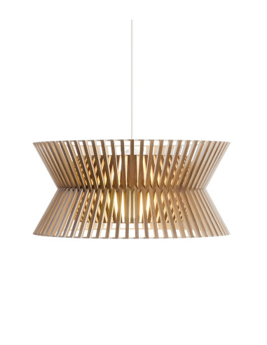 Suspension au design scandinave Kontro 6000 en bois naturel 