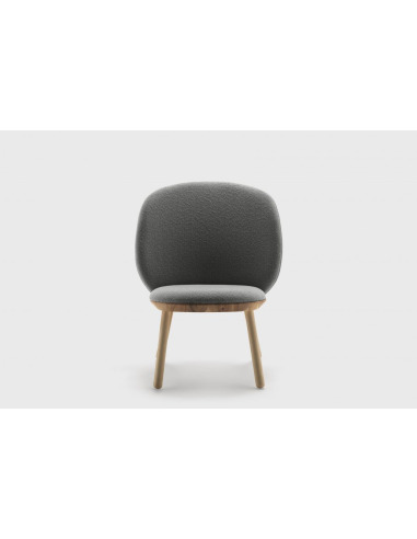 Fauteuil Naïve Low Chair en camira au design scandinave par etc.etc. x Emko