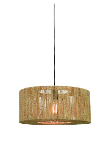 Suspension Iguazu 2 en jute au design naturel par Good & Mojo