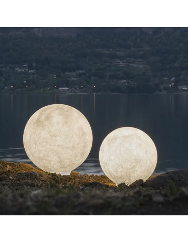 Moon Lampe sphère lumineuse design moderne jardin bar terrasse