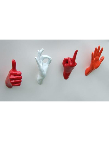 Hand coat hook in shape of Thumbs Up sign – Thelermont Hupton