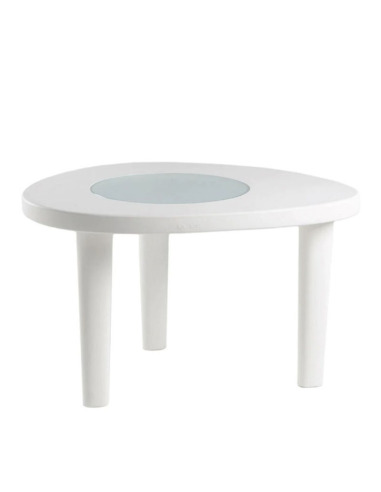 Table Coccodé en polyéthylène par Giò Colonna Romano Blanc