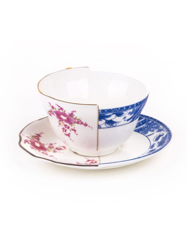 Tasse à thé hybride Zenobia en porcelaine par CTRLZACK x Seletti