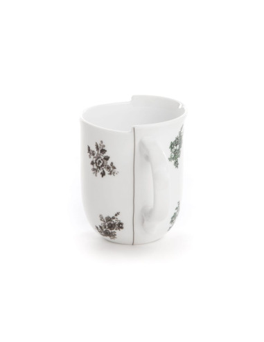 Mug hybride Fedora en porcelaine par CTRLZACK x Seletti