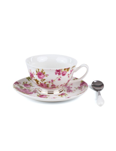 Tasse à thé avec petite cuillère Vesta Guiltless  en porcelaine par Tarin x Seletti