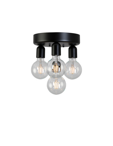 Plafonnier Regal dimmable avec base en métal au design contemporain par Belid