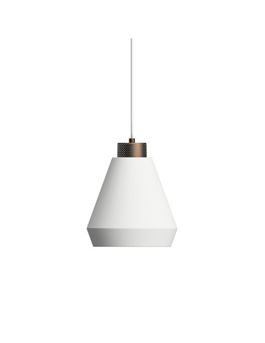 Suspension Edge  dimmable base en métal en forme de cône au design contemporain par Herstal