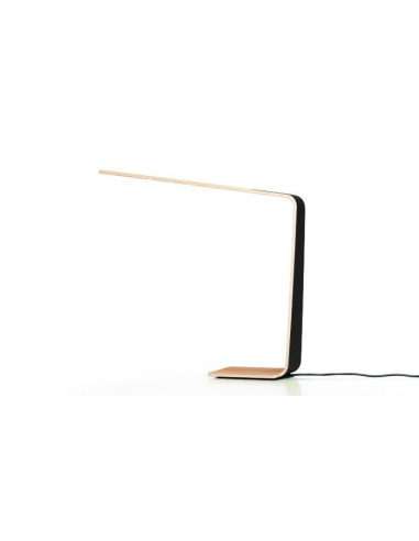 Lampe à poser tactile en bois Led 1 Couleur au design scandinave et  minimaliste