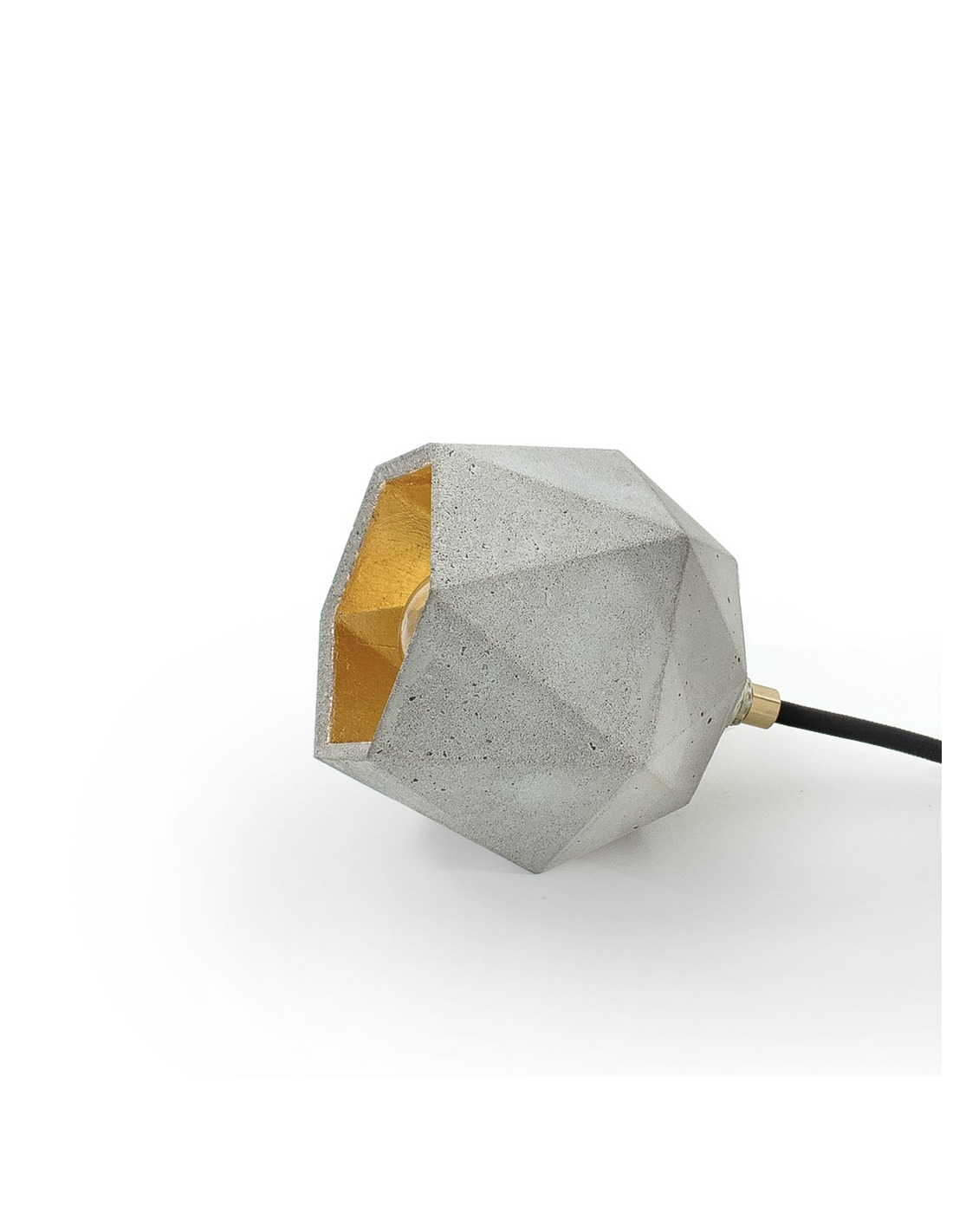 Lampe à poser Design T2 Triangle en béton par Stefan Gant x Gant light