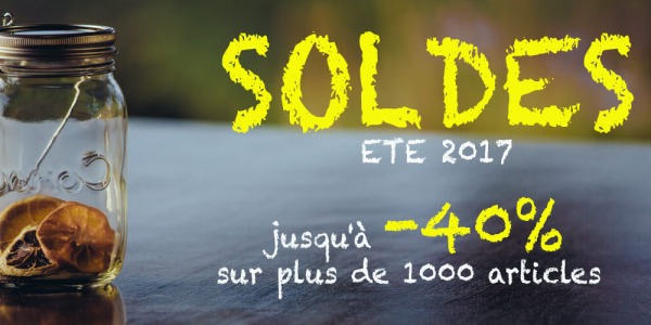 SOLDES ETE 2017 - Jusqu'à -40% sur nos produits design en soldes