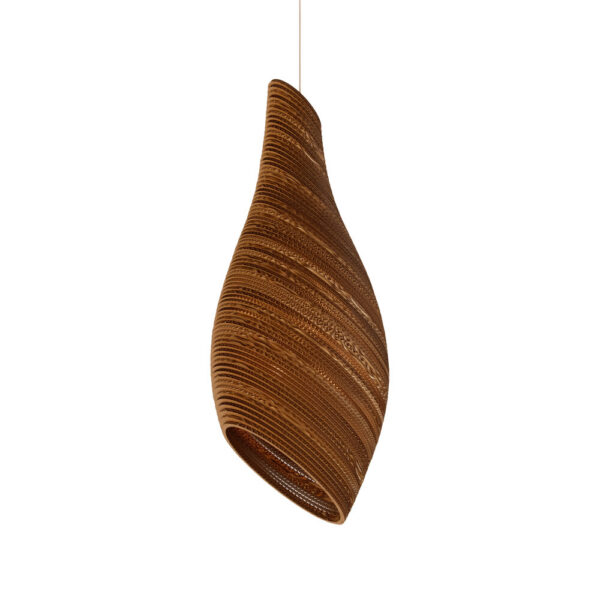 Suspension en carton recyclé Nest24 ∅24 Scraplights par Graypants