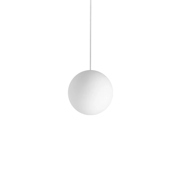 Suspension Mapa Globe en Verre Opalin Blanc par Ideal Lux – vue 2