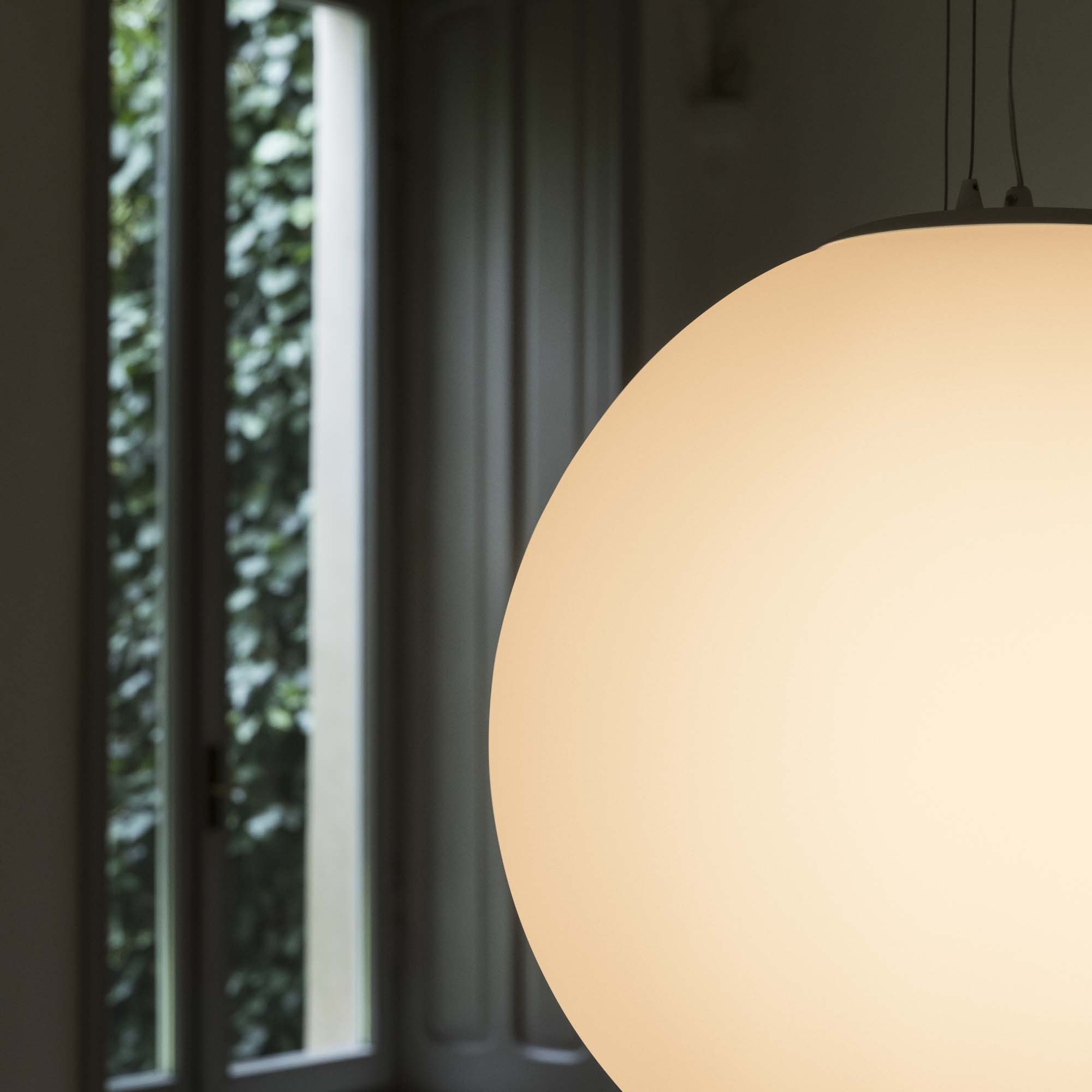 Suspension Mapa Globe en Verre Opalin Blanc par Ideal Lux Suspension Mapa Globe en Verre Opalin Blanc par Ideal Lux – Image 6