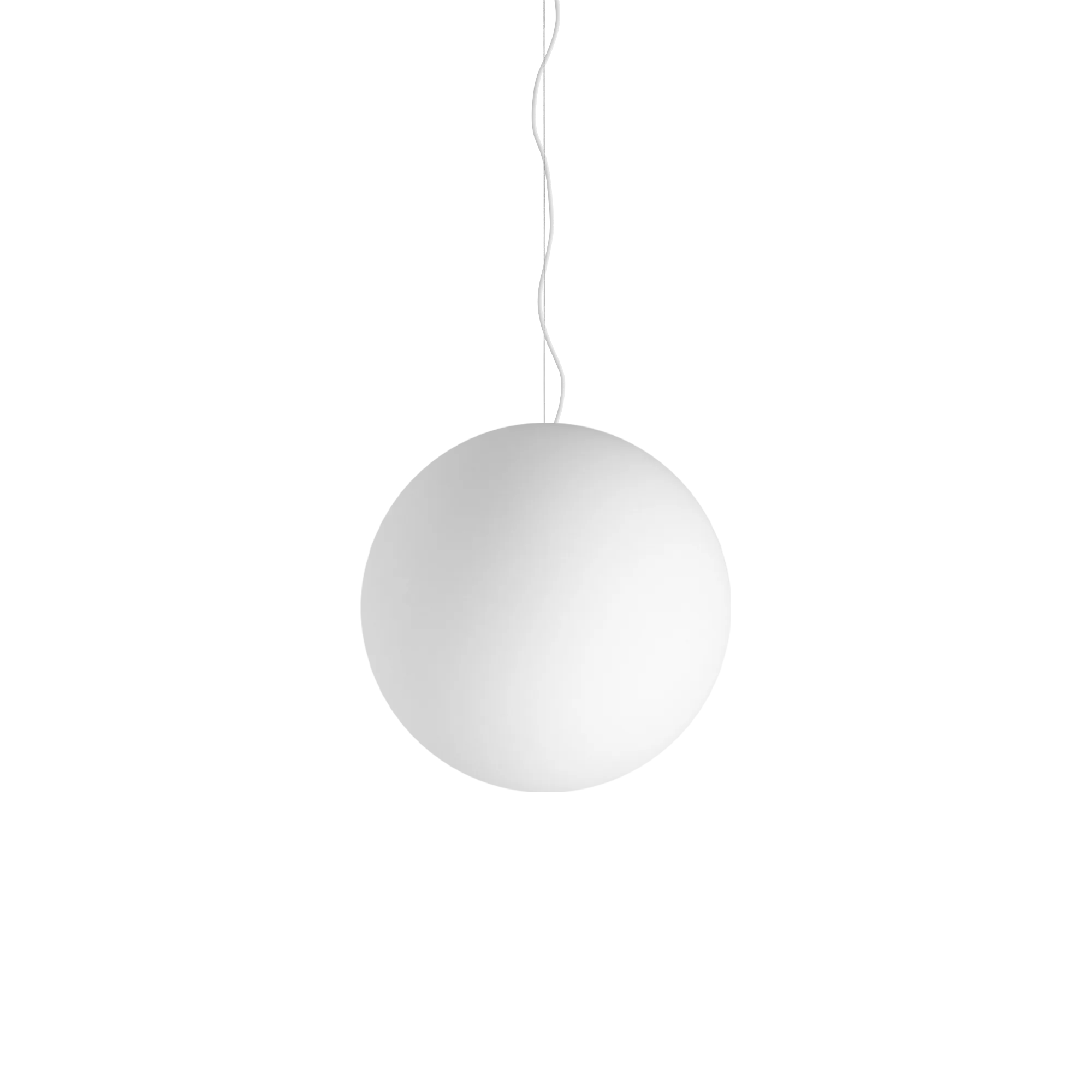 Suspension Mapa Globe en Verre Opalin Blanc par Ideal Lux Suspension Mapa Globe en Verre Opalin Blanc par Ideal Lux – Image 3