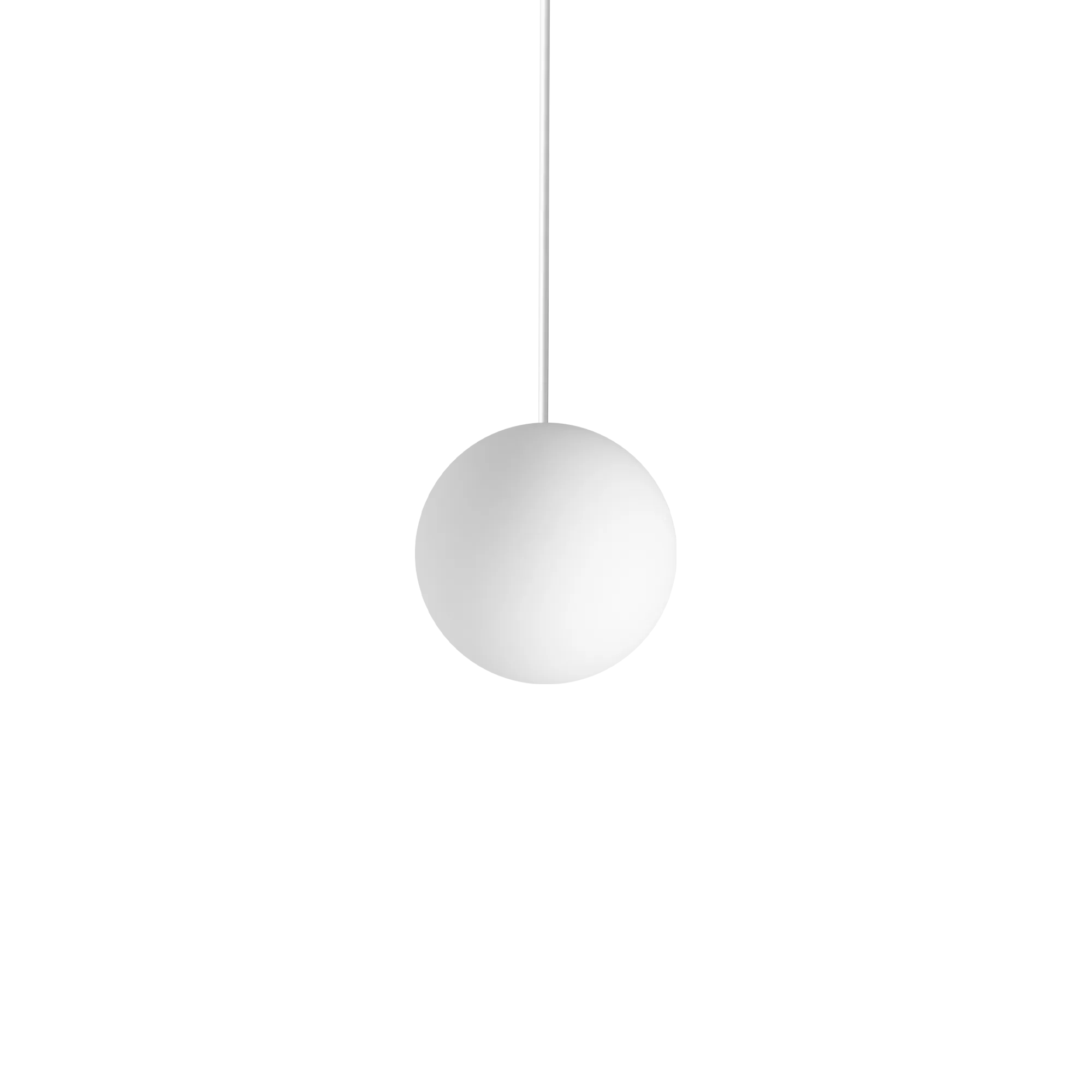 Suspension Mapa Globe en Verre Opalin Blanc par Ideal Lux