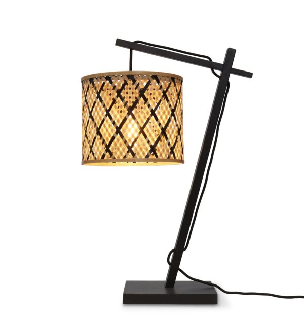 Lampe en bois : lampes à poser, lampadaires et luminaires Lampe à poser Java AD en bamboo au design naturel par Good & Mojo