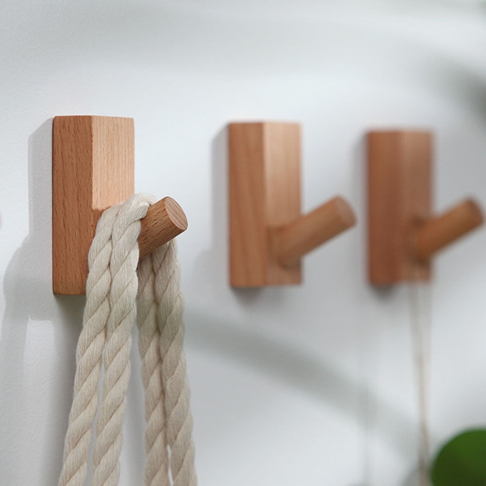 Patères et portemanteaux en bois – Design et fonctionnalité | Otoko Patère murale Woody 15 au design naturel en bois naturel