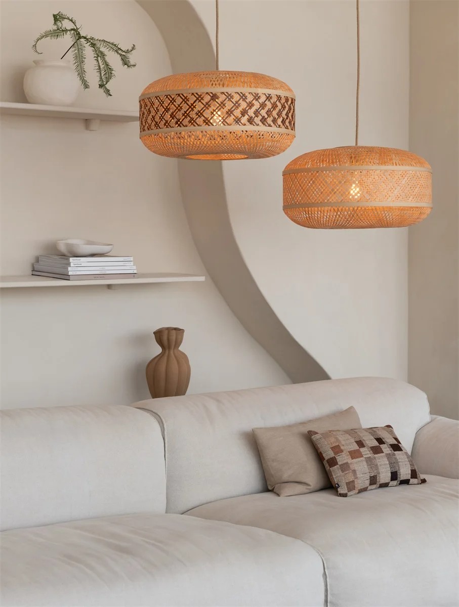 Découvrez les Nouveautés Éco-Responsables de Good & Mojo chez Otoko Design Shop Suspension Langkawi en bamboo au design naturel par Good & Mojo