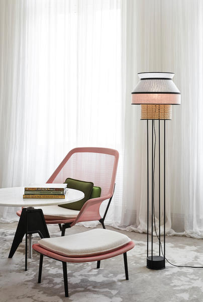 Zoom sur le cannage : un intemporel déco. Lampadaire singapour Market set