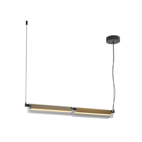 Suspension Flat en verre au design minimaliste par Maytoni