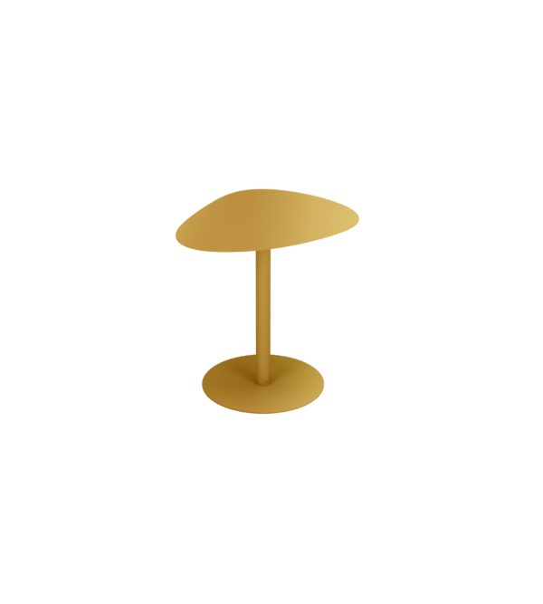 table bistrot Galet design Matière Grise_laiton