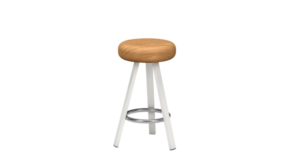 Tabouret haut Smack par Luc Jozancy x Matière Grise_BLANC65