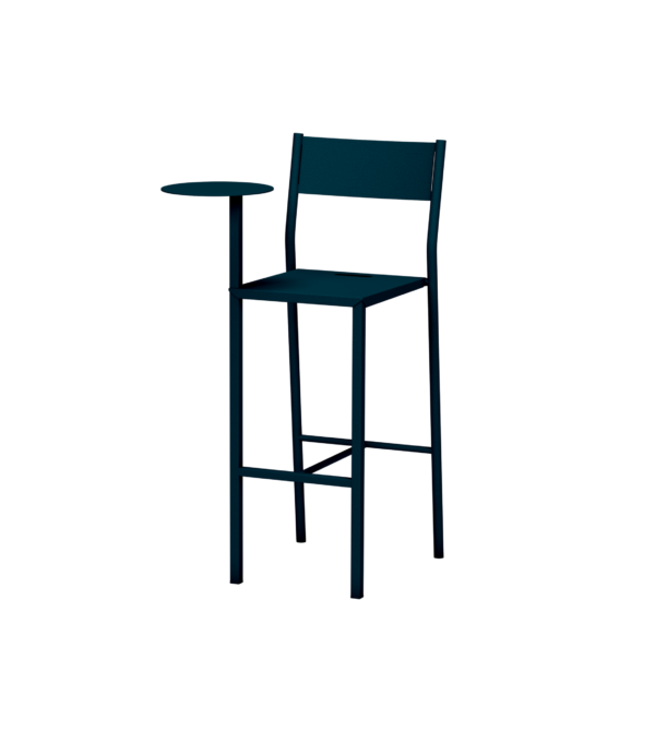 Chaise haute Take avec tablette par Luc Jozancy x Matière grise_BLANC