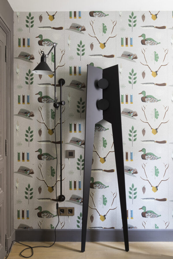 Porte-manteaux mural Xlokk par Luc Jozancy x Matière Grise – vue 2
