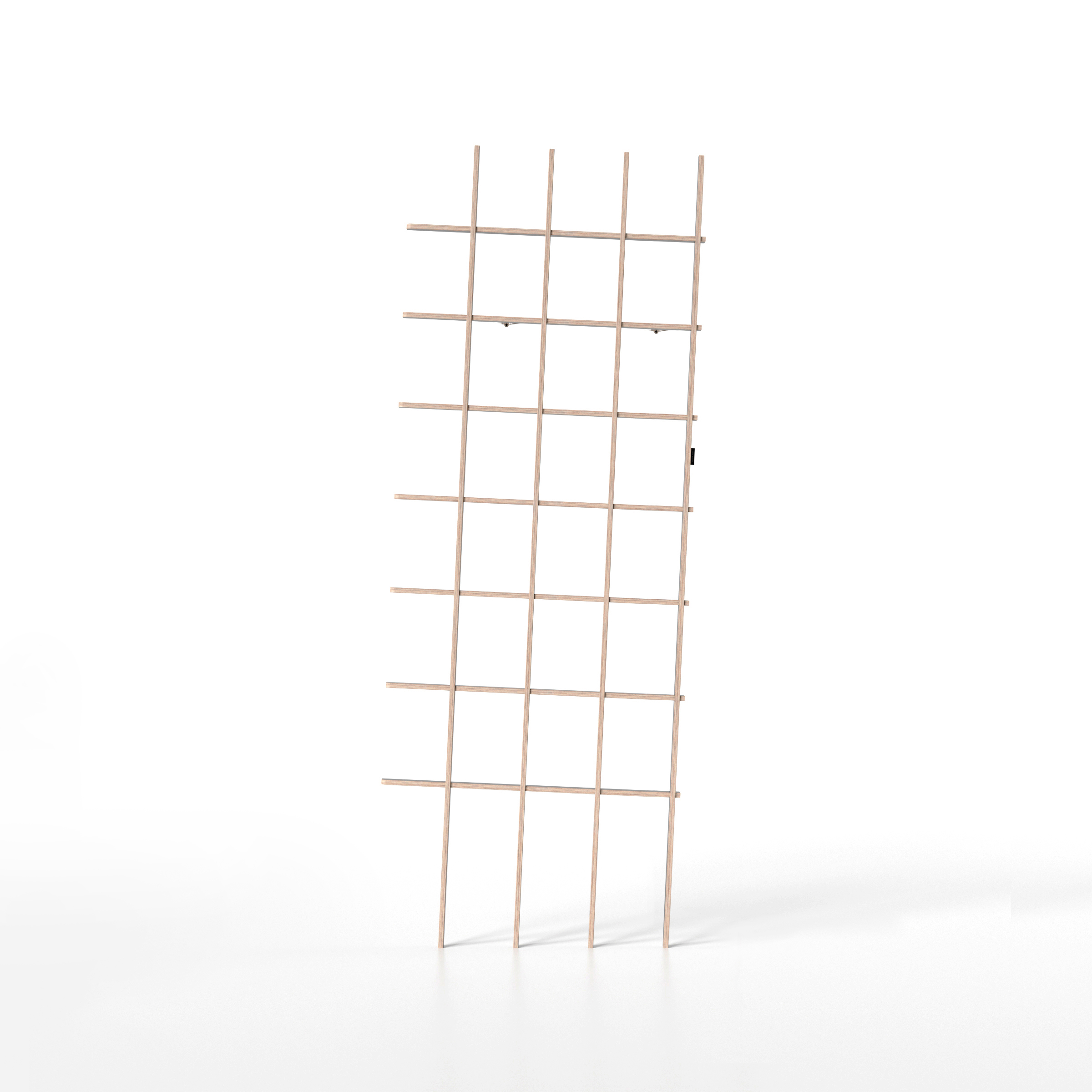 Bibliothèque design minimaliste Schlagseite en contreplaqué de bouleau, structure murale pour livres et objets décoratifs