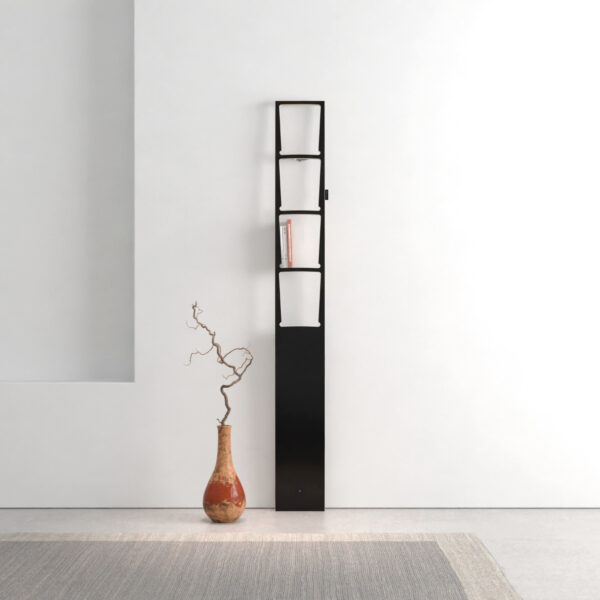 Bibliothèque minimaliste Adonis – Étagère verticale en bois Breuer & Bono – vue 2