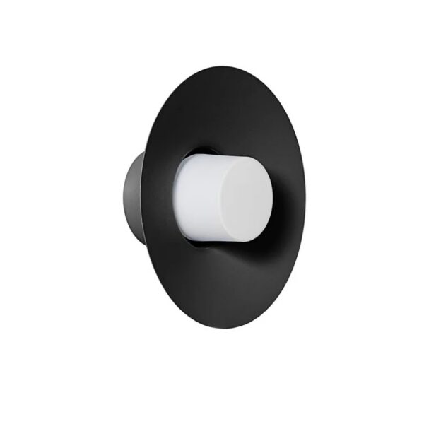 Lampe en verre : luminaires en verre soufflé, opalin et fumé Applique murale Caponio de Michał Markiewicz par Ummo lighting_NOIR