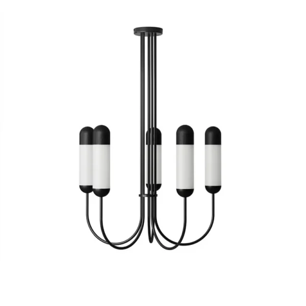 Plafonnier lustre Funsui de Michał Markiewicz par Ummo Lighting_NOIRS