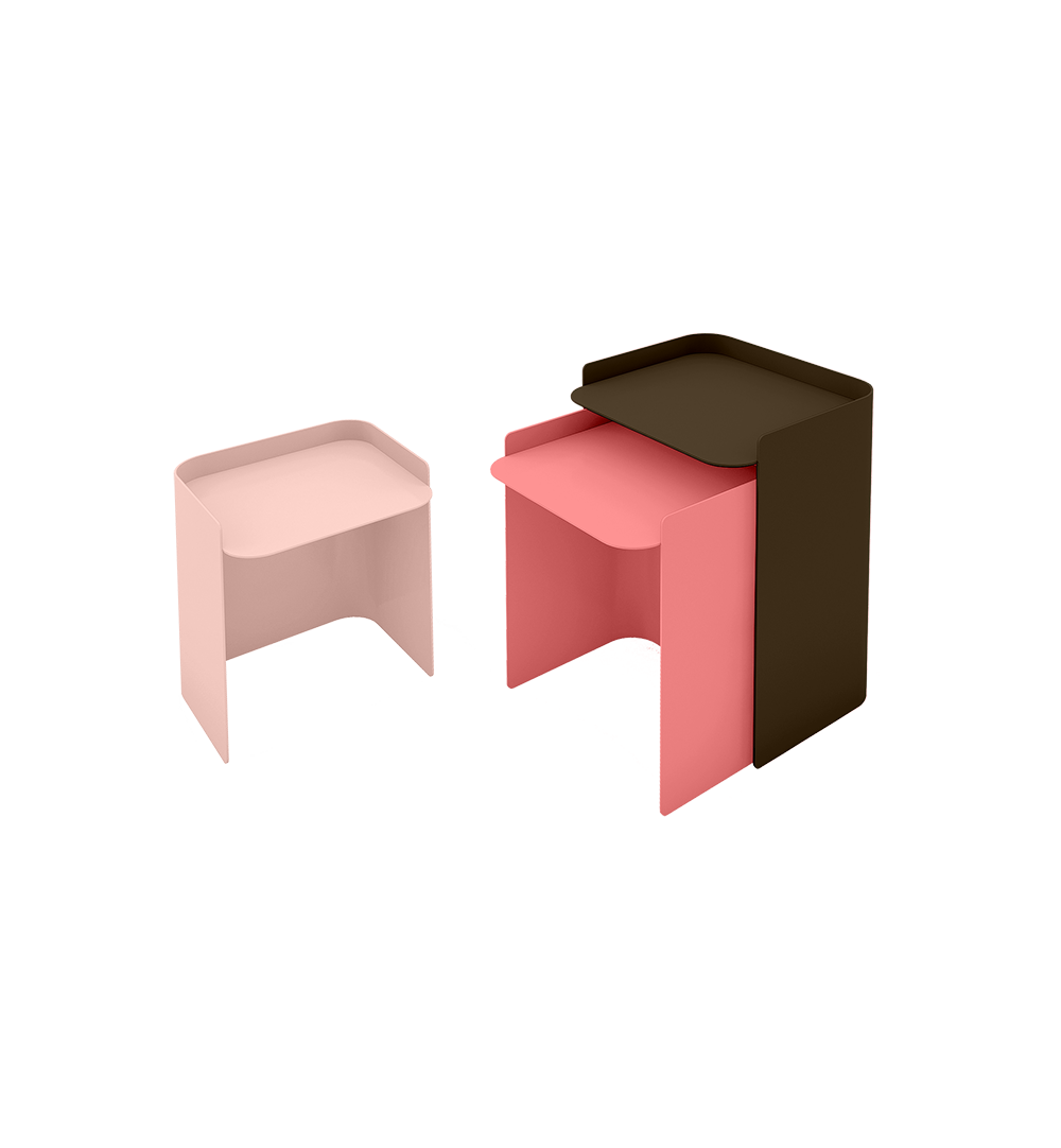 Tables gigognes Flor par Beaverhausen x Matiere Grise