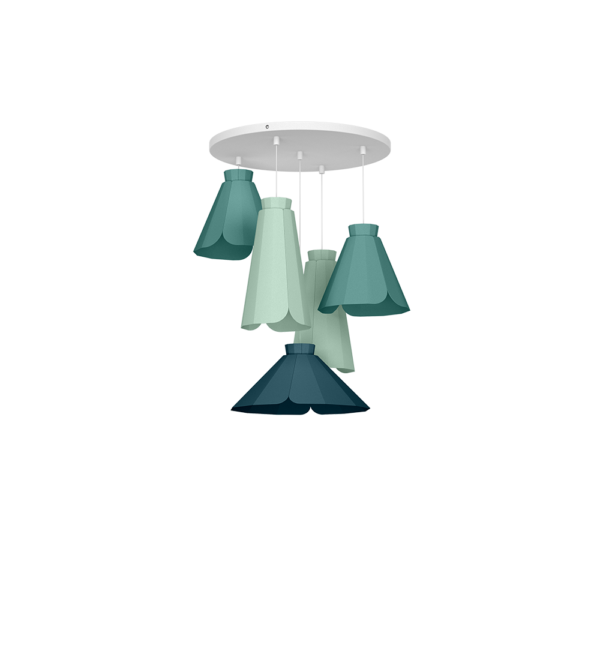 Suspension Ankara Set 5 par Constance Guisset x Matière Grise