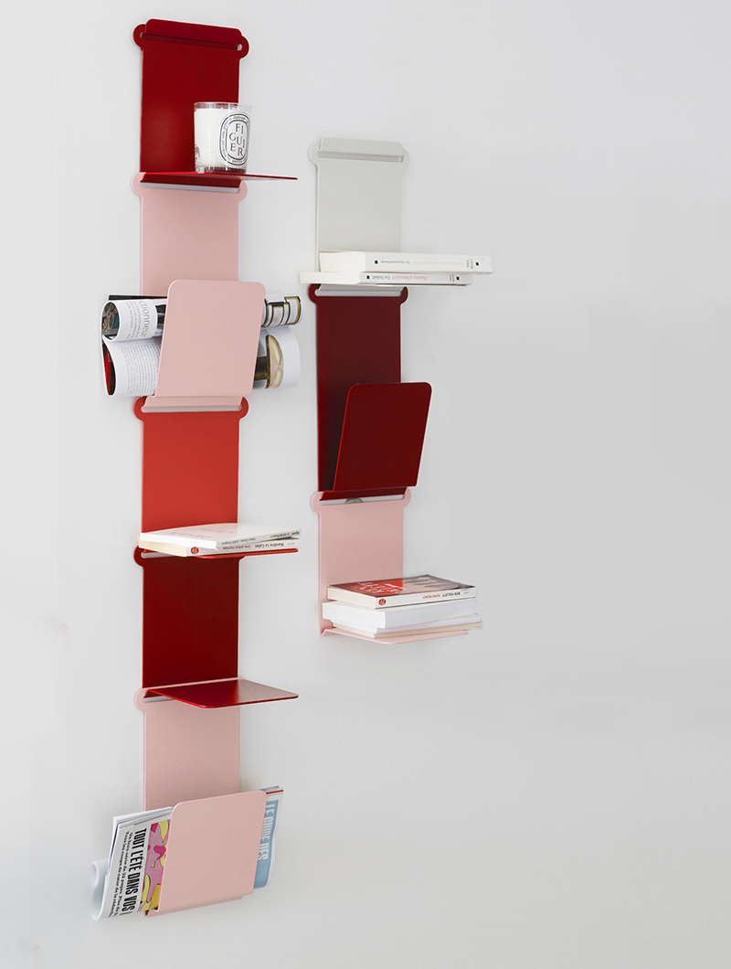 Etagères à suspendre livres et magazines Knick par Luc Jozancy x Matière Grise Etagères à suspendre livres et magazines Knick par Luc Jozancy x Matière Grise – Image 3