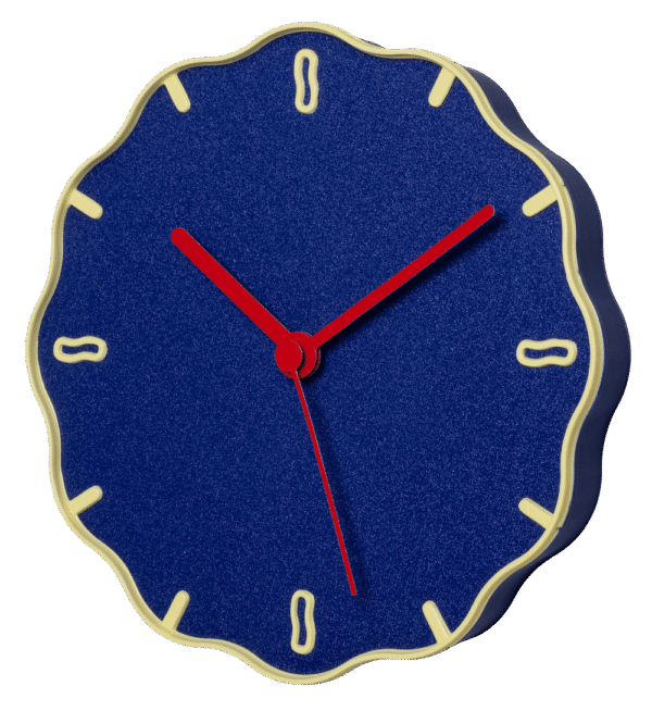Horloge design Margherita Warren et Laetitia coloris bleu