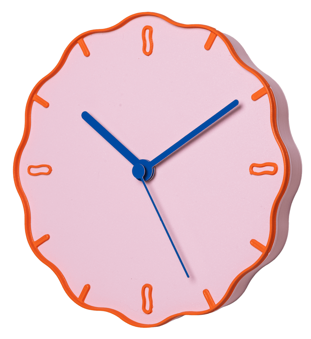 Horloge design Margherita Warren et Laetitia coloris rose