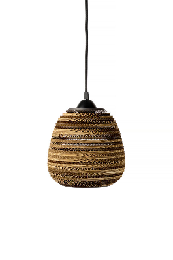 Lampe papier et carton : suspensions et luminaires Suspension en carton Organic design Éco-responsable SOOA Design
