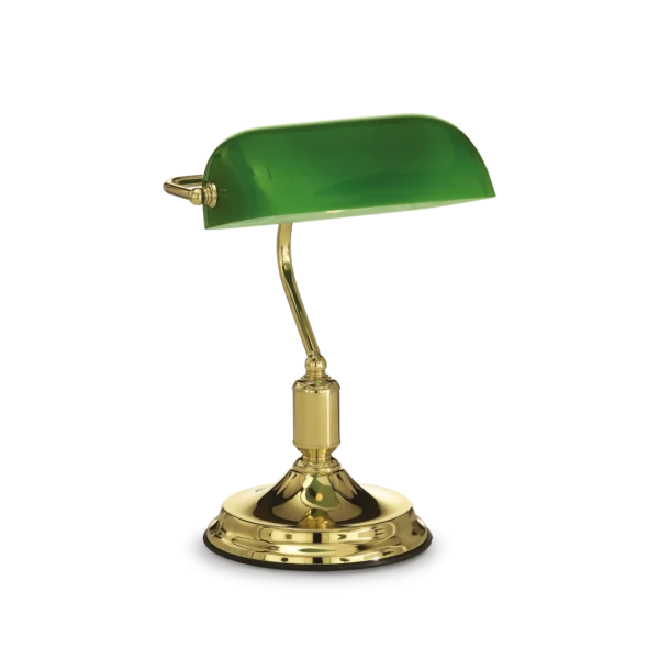 Lampe à poser Lawyer design Banquier rétro par Ideal Lux