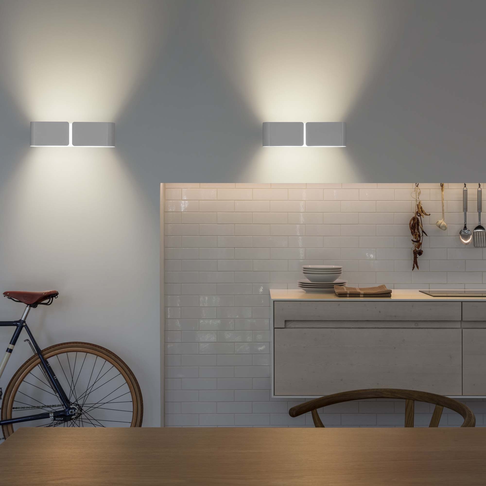 Applique murale Clip design double diffuseur en métal par Ideal Lux Applique murale Clip design double diffuseur en métal par Ideal Lux – Image 4
