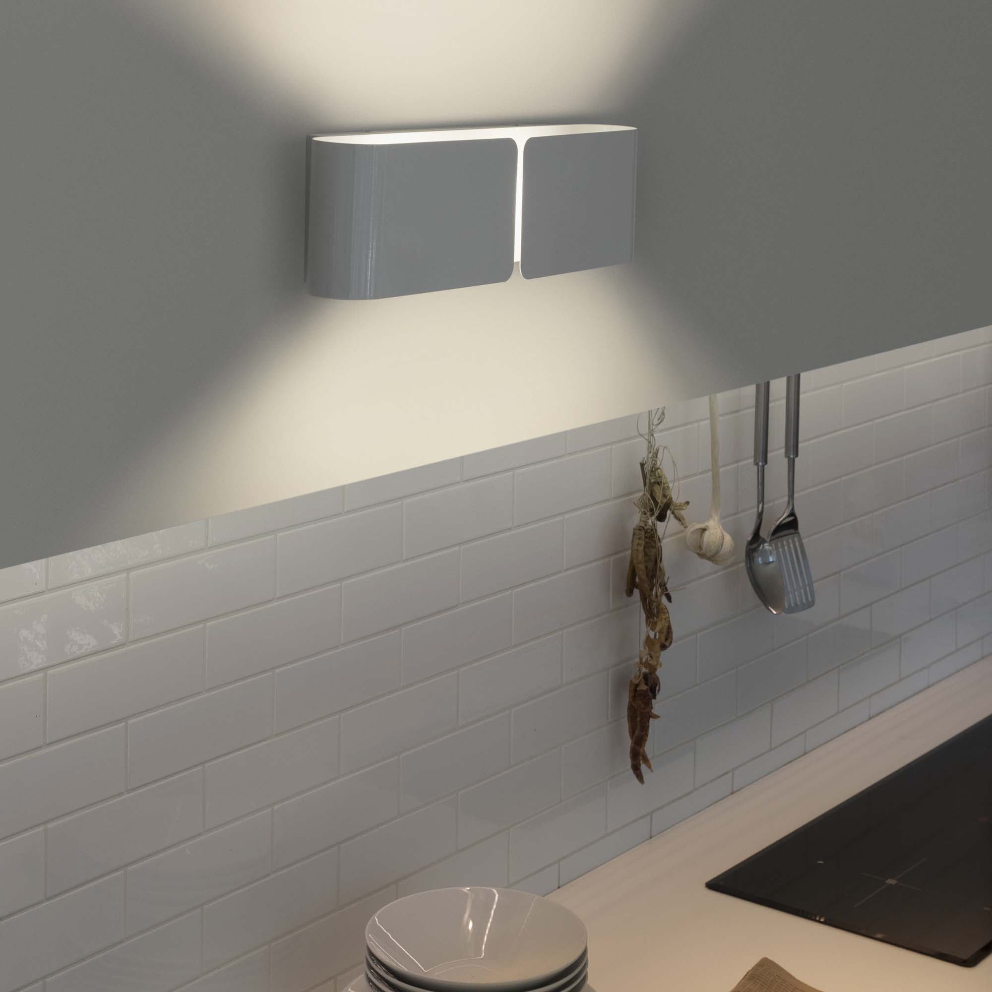 Applique murale Clip design double diffuseur en métal par Ideal Lux Applique murale Clip design double diffuseur en métal par Ideal Lux – Image 5