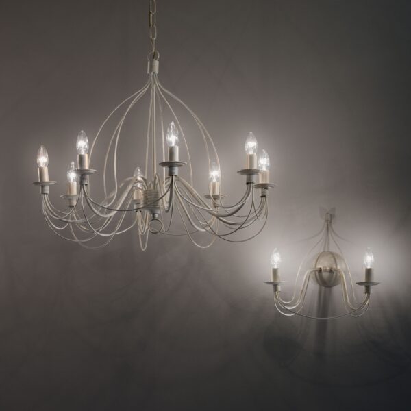 Applique murale Corte classique artisanale effet antique par Ideal Lux – vue 2