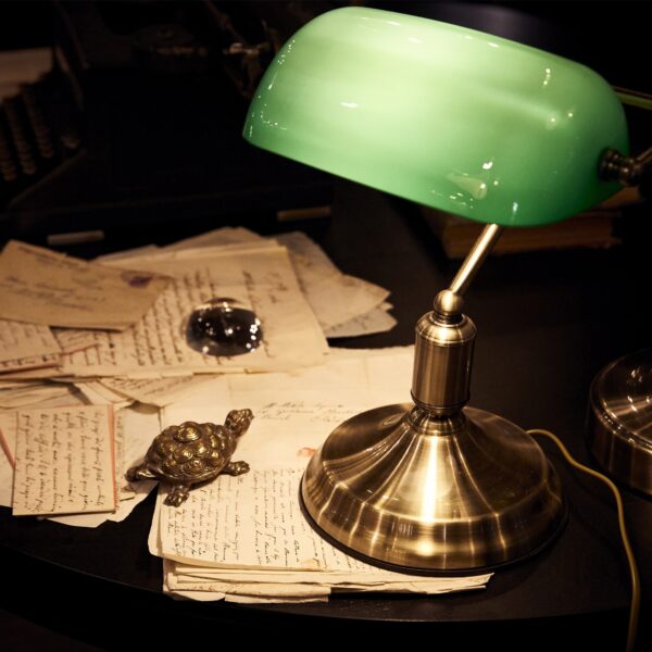 Lampe à poser Lawyer design Banquier rétro par Ideal Lux – vue 2