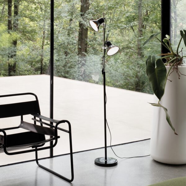 Lampadaire Polly avec Double Spot Orientable par Ideal Lux – vue 2