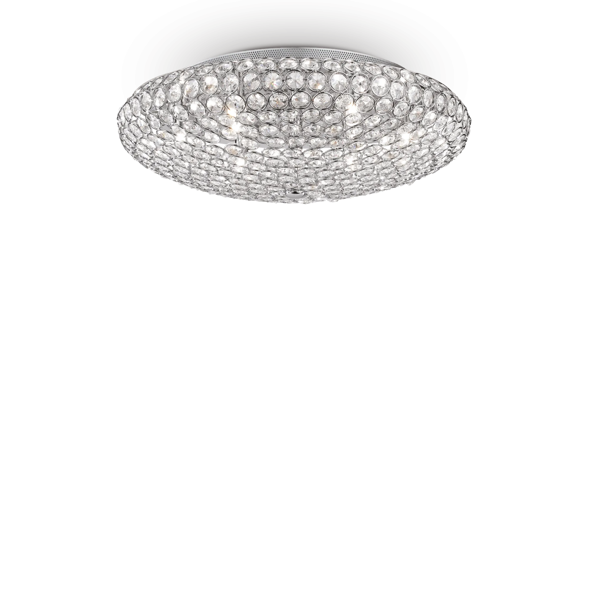 Plafonnier King luxe en Cristal par Ideal Lux Plafonnier King luxe en Cristal par Ideal Lux – Image 3