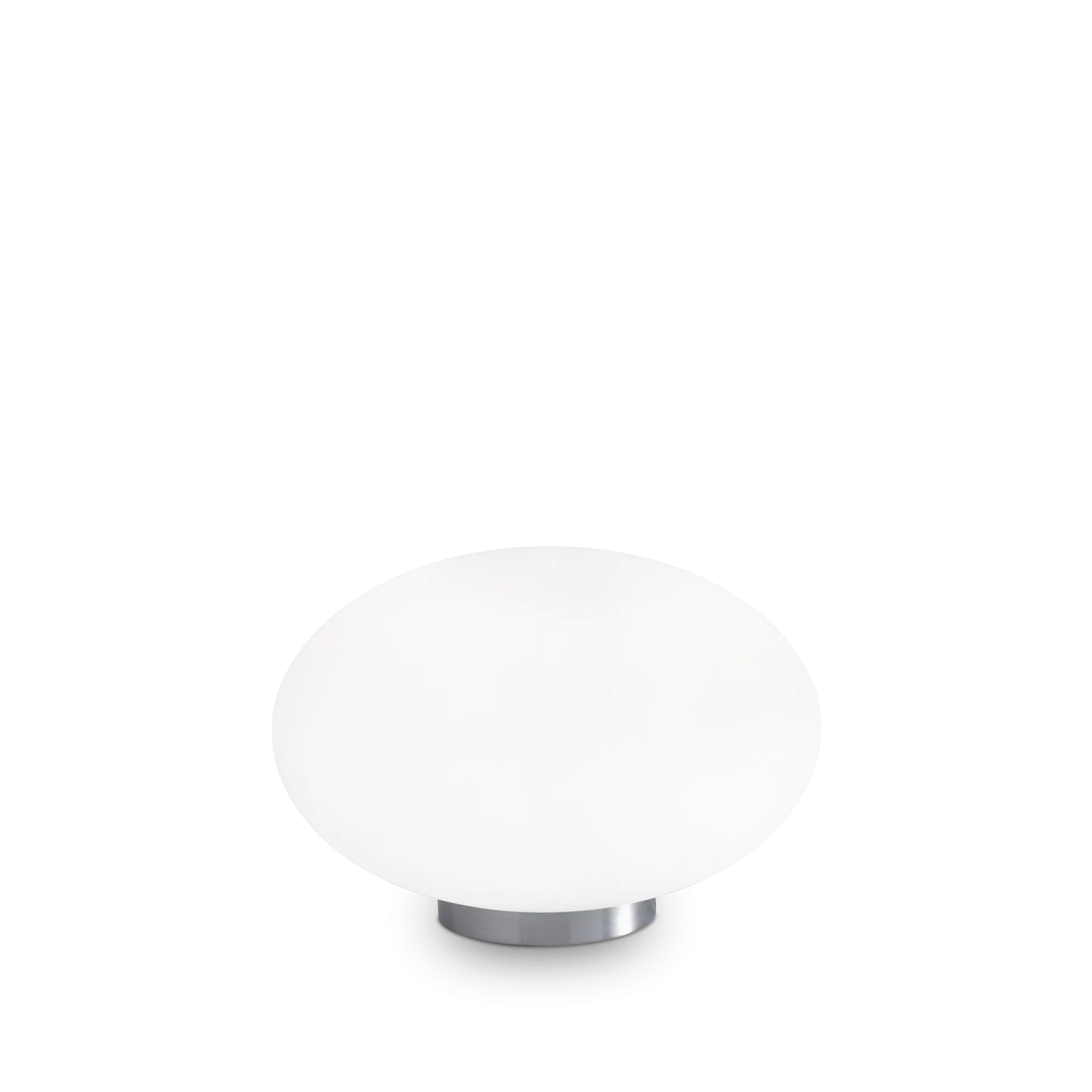 Lampe à poser Candy en verre opale blanc par Ideal Lux