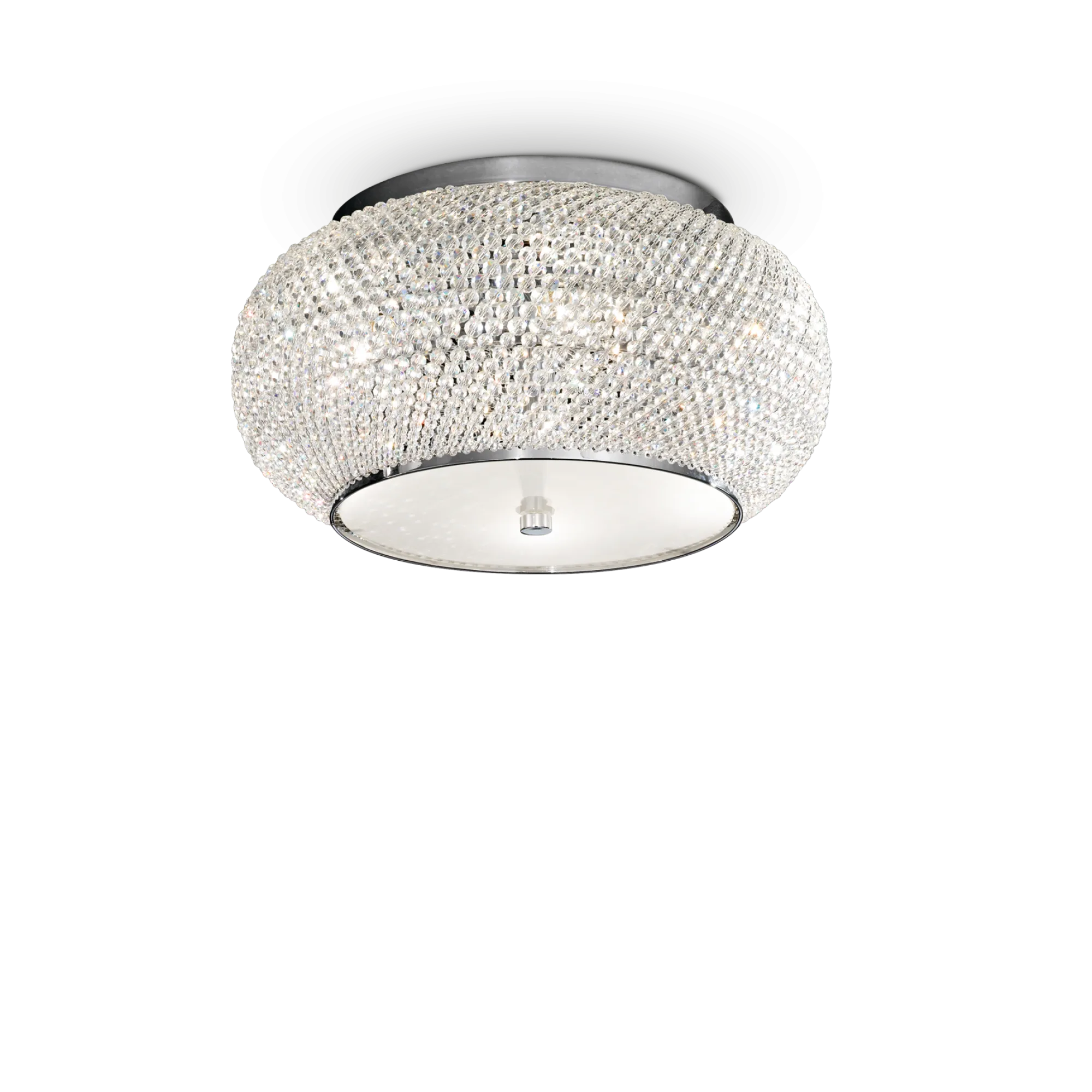 Plafonnier Pasha en Perles de Cristal par Ideal Lux