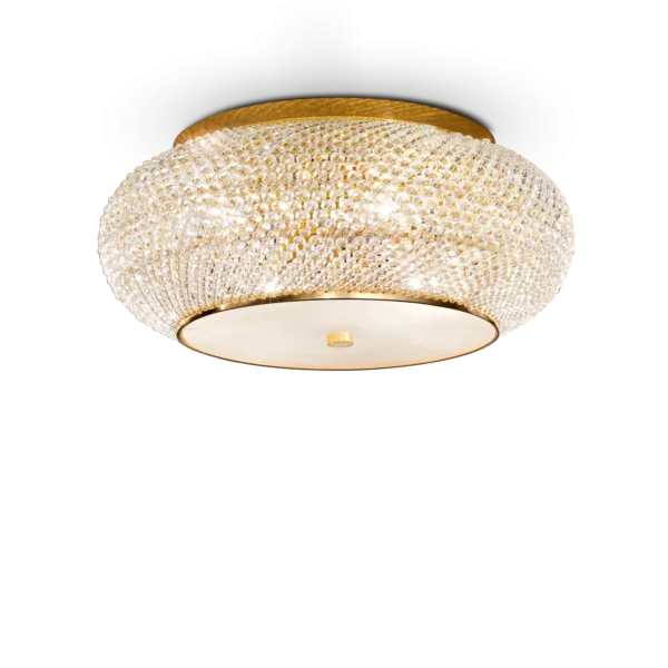 Plafonnier Pasha en Perles de Cristal par Ideal Lux – vue 2