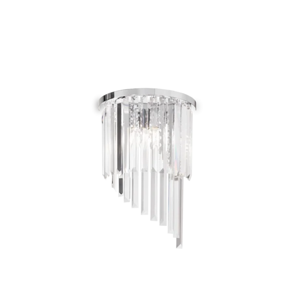 Applique Murale Carlton Cascade de Cristal par Ideal Lux